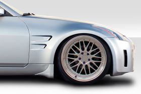 2003-2008 Nissan 350Z Z33 Duraflex D-Sport Wide Body Front Fenders 2PC - 114766