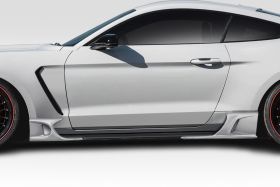 2015-2019 Ford Mustang Duraflex KT Side Skirt Rocker Panels 2PC - 114806