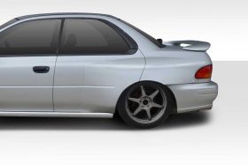 1993-2001 Subaru Impreza 4DR Duraflex 22B Look Rear Fender Flares 5PC - 114815
