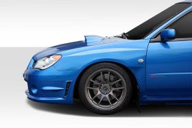 2006-2007 Subaru Impreza WRX STI 4DR Duraflex WRC Look Wide Body Front Fenders 2PC - 114818