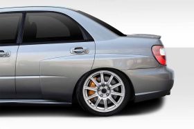 2002-2007 Subaru Impreza WRX STI 4DR Duraflex WRC Look Wide Body 50MM Rear Fender Flares 5PC - 114819