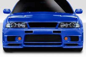 1995-1998 Nissan Skyline R33 2DR / 4DR Duraflex N-1 Front Bumper Cover 1PC - 114827