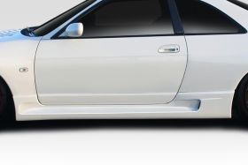 1995-1998 Nissan Skyline R33 2DR Duraflex N1R400 Side Skirt Rocker Panels 2PC - 114829