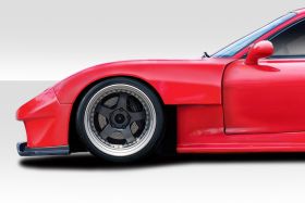 1993-1997 Mazda RX-7 Duraflex RE GT Wide Body Front Fender Flares 2PC - 114837