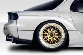 1993-1997 Mazda RX-7 Duraflex RE GT Wide Body Rear Fender Flares 2PC - 114838