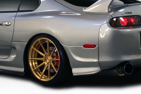 1993-1998 Toyota Supra Duraflex RD-X Rear Add Ons Spat Extensions 2PC - 114843