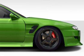 1997-1998 Nissan 240SX S14 Duraflex Supercool Wide Body Front Fenders 2PC - 114854