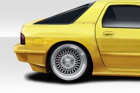 1986-1991 Mazda RX-7 Duraflex RE Wide Body Rear Fenders 2PC - 114860