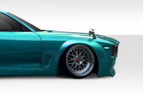 1993-1997 Mazda RX-7 Duraflex TKO Boss Wide Body Front Fenders 4PC - 114863