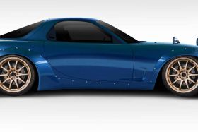1993-1997 Mazda RX-7 Duraflex TKO Boss Wide Body Side Skirt Rocker Panels 2PC - 114868