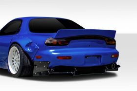 1993-1997 Mazda RX-7 Duraflex TKO Boss Wide Body Rear Diffuser 9PC - 114869