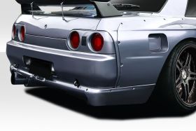 1989-1994 Nissan Skyline R32 2DR Duraflex TKO RBS Rear Add Ons Spat Extensions 2PC - 114874