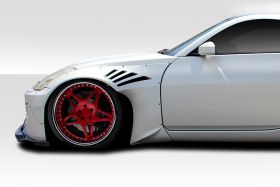 2003-2008 Nissan 350Z Z33 Duraflex RBS Front Fender Flare Add Ons 2PC - 114883