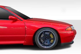 1989-1994 Nissan Skyline R32 2DR Duraflex TKO RBS Wide Body Front Fenders 2PC - 114887