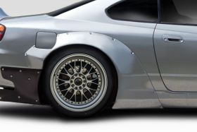 1999-2002 Nissan Silvia S15 Duraflex TKO RBS Wide Body Rear Fender Flares 2PC - 114890