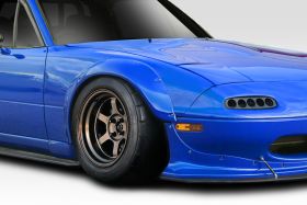 1990-1997 Mazda Miata Duraflex TKO RBS Wide Body Rear Fender Flares 2PC - 114893