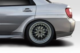 2002-2007 Subaru Impreza WRX STI Duraflex VRS Wide Body Rear Fender Flares 4PC - 114922