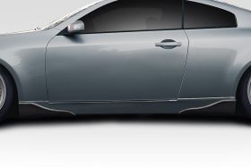 2003-2007 Infiniti G Coupe G35 Duraflex Vader Side Skirts Rocker Panels Add Ons Spat Extensions 4PC - 114932