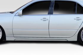 2001-2003 Lexus LS Series LS430 Duraflex W1 Side Skirts Rocker Panels 2PC - 114936