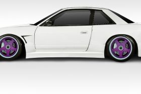 1989-1994 Nissan 240SX S13 Duraflex WX9 Side Skirts Rocker Panels 2PC - 114940