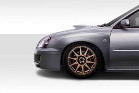 2004-2005 Subaru Impreza WRX STI 4DR Duraflex WRC Look Wide Body Front Fender 2PC - 114950
