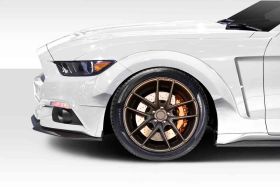 2015-2017 Ford Mustang Duraflex KT Wide Body Front Fender Flares 2PC - 114951