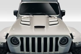 2019-2019 Jeep Wrangler JL Duraflex Viper Look Hood 1PC - 115030