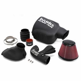 Ram-Air Cold-Air Intake System Oiled Filter 04-14 Nissan 5.6L Titan Banks Power - 41820