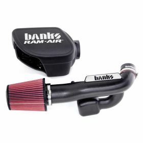 Ram-Air Cold-Air Intake System Oiled Filter 12-16 Jeep 3.6L Wrangler Banks Power - 41837