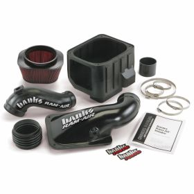 Ram-Air Cold-Air Intake System Oiled Filter 01-04 Chevy/GMC 6.6L LB7 Banks Power - 42132