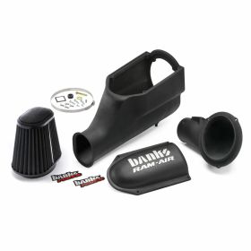 Ram-Air Cold-Air Intake System Dry Filter 03-07 Ford 6.0L Banks Power - 42155-D
