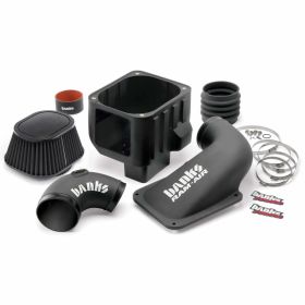 Ram-Air Cold-Air Intake System Dry Filter 07-10 Chevy/GMC 6.6L LMM Banks Power - 42172-D