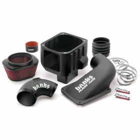Ram-Air Cold-Air Intake System Oiled Filter 07-10 Chevy/GMC 6.6L LMM Banks Power - 42172