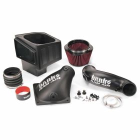 Ram-Air Cold-Air Intake System Oiled Filter 07-09 Dodge 6.7L Banks Power - 42175