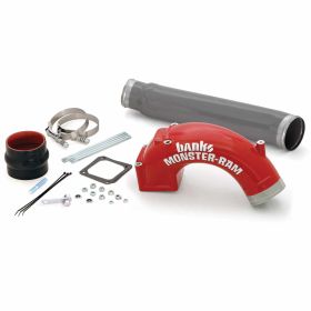 Monster-Ram Intake Elbow W/Boost Tube 98-02 Dodge 5.9L Banks Power - 42764