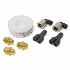 Injection Nozzle Kit-10 Number 2 15 LB/Hr At 100PSI 4, 30 LB/Hr At 100PSI 7 52 LB/Hr At 100PSI 100 Degree Full Cone 90 Degree Swivel Nozzle Fitting Banks Power - 45070
