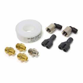 Injection Nozzle Kit-11 Number 3, 22 LB/Hr At 100PSI 7 52 LB/Hr At 100PSI 10 74 LB/Hr At 100PSI 14 103 LB/Hr At 100PSI 100 Degree Full Cone 90 Degree Swivel Nozzle Fitting Banks Power - 45071
