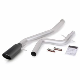 Monster Exhaust System Single Exit Black Tip 10-12 VW Volkswagen Golf 2/4 Door 2.0L TDI Banks Power - 46170-B