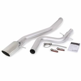 Monster Exhaust System Single Exit Chrome Tip 11-13 VW Volkswagen Jetta Sedan/Wagon-2.0L TDI Banks Power - 46181