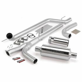 Monster Exhaust System Single Exit Chrome Tip 04-15 Nissan 5.6L Titan All Cab/Beds Banks Power - 48123