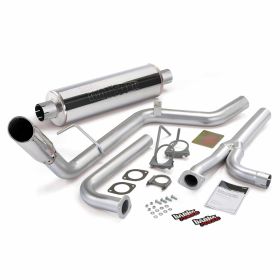 Monster Exhaust System Single Exit Chrome Tip 04-15 Nissan 4.0L Frontier All Cab/Beds Banks Power - 48125