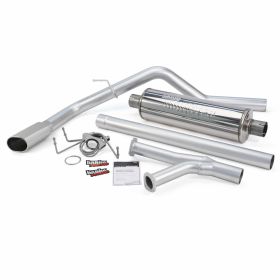 Monster Exhaust System Single Exit Chrome Tip 09-17 Toyota Tundra 4.6/5.7L DCMB-CMSB Banks Power - 48140
