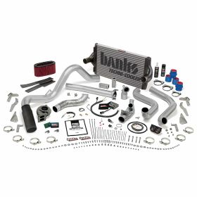 PowerPack Bundle Complete Power System W/OttoMind Engine Calibration Module Black Tip 95.5-97 Ford 7.3L Automatic Transmission Banks Power - 48561-B