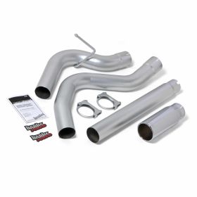 Monster Exhaust System Single Exit Chrome Tip 14-16 Ram 1500 3.0L EcoDiesel Banks Power - 48601