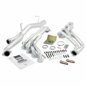 Torque Tube Exhaust Header System 89-93 Ford 460 Truck E4OD Automatic Transmission Banks Power - 48809