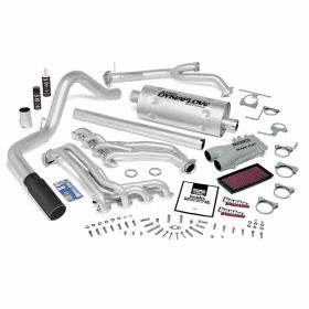 PowerPack Bundle Complete Power System Black Tip 96-97 Ford 460 Automatic Transmission Banks Power - 48838-B