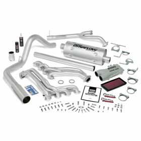PowerPack Bundle Complete Power System Chrome Tip 96-97 Ford 460 Manual Transmission Banks Power - 48839