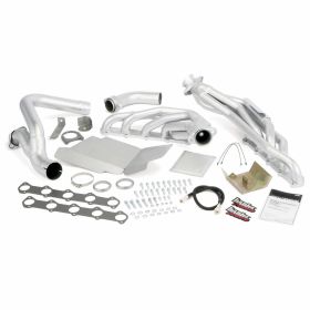 Torque Tube Exhaust Header System Ford 6.8L Truck/Excursion No EGR Late Catalytic Converter Banks Power - 49138