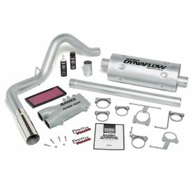Stinger Bundle Power System W/Single Exit Exhaust Chrome Tip 93-97 Ford 460 Standard Cab Automatic Transmission Banks Power - 49250