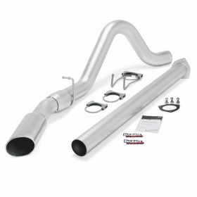 Monster Exhaust System Single Exit Chrome Tip 15-16 F250/F350/450 CCSB-CCLB Banks Power - 49792